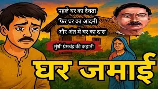 Munshi Premchand ki kahani Ghar Jamai।Hindi Sahiytik kahaniya। Ghar Jamai।