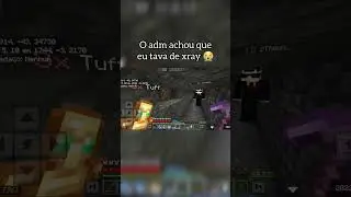 Isso que pode usar xray 🙄 #minecraft #servidor #semianarquia  #anarquia