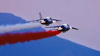 Golden Hour Patrouille de France Double Opposing Solos [4K]