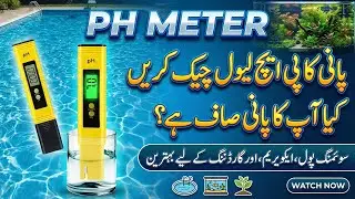 PH Meter - Your Essential Water Quality Tester | Test in Seconds for Aquariums & Pools!