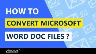 Convert Microsoft Word DOC File or DOCX Files in PDF, XPS, EML, MSG, PST, JPG