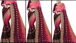 🌺 Designer Embroidered  Work Saree Designs //🌺 Beautiful Saree Collection 2021 For Party Wear🌺 //