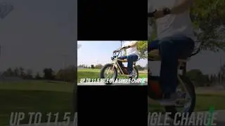 Razor Rambler 16 &ndash; 36V Electric Minibike with Retro Style | Powerful 350 Watt Hub-Driven Motor