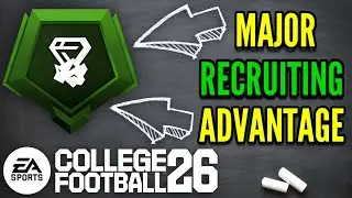 EARLY GAME RECRUITING CHEAT CODE IN COLLEGE FOOTBALL 26 !!!