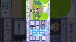 How to fix Gacha big head syndrome :) #gachatips