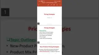 Chapter 11 Pricing Strategies Part 1st (3rd semester)