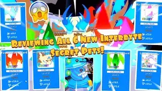 Roblox Science Simulator Reviewing All 6 Of The New Interbyte Secret Pets Form The The Interbyte Egg