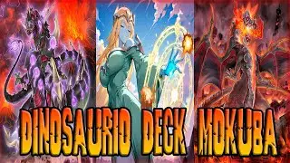 EL DECK DE DINOSAURIOS MEJORADO | YU-GI-OH DUEL LINKS | MOKUBA DINOSAURIOS DECK