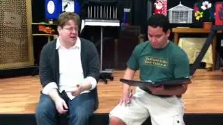 Post Lecture Interview With Jon Armstrong And Shaun Rivera