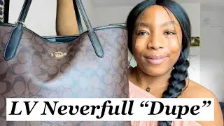 COACH CITY TOTE REVIEW | CHEAPER OPTION FOR LV NEVERFULL