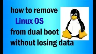 how to remove linux/parrot sec OS from dual boot without losing data