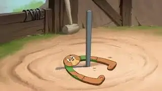 Tom and Jerry: Jerry Flattened into a Horseshoe