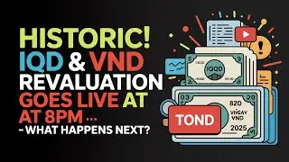 HISTORIC! IQD & VND Revaluation Goes Live at 8PM &mdash; What Happens NEXT? 🔍 🏦 💰 RV News 2025