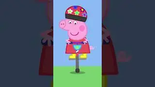 Peppa's Jumping Stick Fail! #shorts #peppapig
