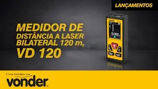 Medidor de dist&acirc;ncia a laser bilateral  VD 120 VONDER