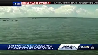 Lake Okeechobee ranks as the dirtiest in a travel website study