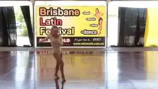 Mia Bowering - Latino Grooves - SemiPro Female Salsa Solo - Salsa Solo 2014 - Saturday