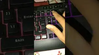 New feature in keyboard 😊try on your😇#keyboard #keyboardlights #pckeyboard #gaming #pctips