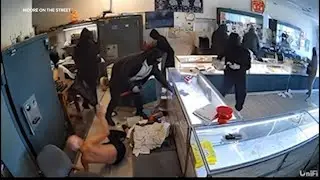 Caught On Video: 88-year-old jewelry store owner assaulted during brazen smash and grab
