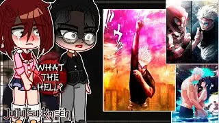 Dandadan react to Gojo | Gojo vs Sukuna | DANDADAN | Jujutsu Kaisen | JJK Gacha React