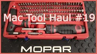 Mac Tool Haul #19: 123 Piece Mac-Grip Ratcheting Bit Driver Set