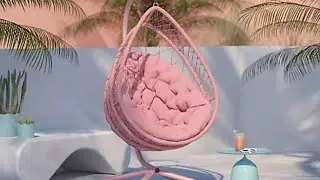 QVC Pastel Egg Chair: Dreamy Garden Makeover on a Budget!