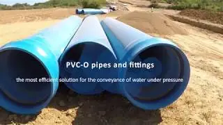 Installation of large-diameter PVC-O pipes