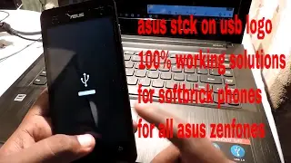 Устранение застревания на логотипе USB на ASUS ZENFONE 5