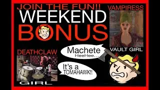 DOUBLE MUTATIONS WEEKEND! 04/21/22 FO76 WEEKEND EVENTS April 21-25 FO76 WEEKEND BONUS HOST VAMPIRESS