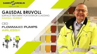 Gausdal Bruvoll: 250.000 liters of paint applied without any problems | SAMES KREMLIN