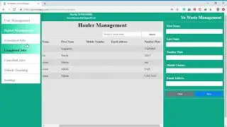 Yo waste  Hauler Application