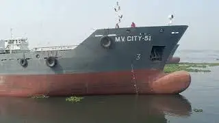 Meghna River-এ IMO Big Vessel Movement 🚢 | Giant Ship Passing Bangladesh River