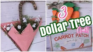 3 Dollar Tree DIY Spring Decor Crafts Hobby Lobby Inspired