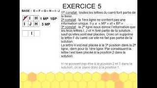 EXERCICES CARRÉ LOGIQUE 3