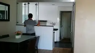 Half height multi layer glass door - AG Door