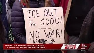 Protesters hold rally, vigil at Boston City Hall for woman shot and killed by ICE officer in MN