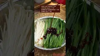 EASY AIR FRYER GRILLED VEGETABLES RECIPE #recipe #airfyer #cooking #chinesefood #bbq #enokimushroom