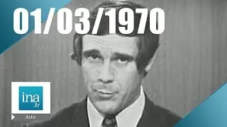13h 1ère chaîne ORTF du 1er mars 1970 : Voyage du président Pompidou à Chicago | Archive INA