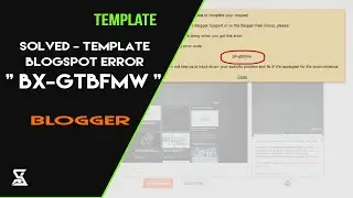 solved - template blogspot error 
