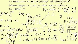 Calculating Magnetic Moment, Orbital Contribution, Spin Orbit Coupling || @Peter_Academy 