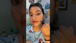 Wired 100 Dots Foundation Challenge #ashortaday #youtubeshorts #makeuptutorial #diyhairstyle