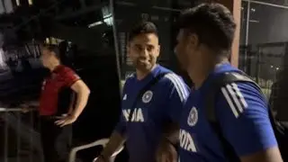 Live from Dubai : Sanju Samson craze in Dubai / Sanju k Fans dekh kar Surya Shocked 