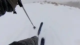 When the angle is low and the snow is slow but you want to yo-yo