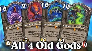 All 4 Old Gods Control Priest | Wailing Caverns | Hearthstone