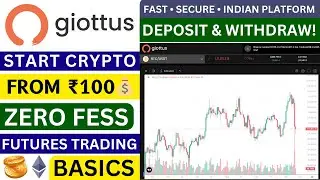How to Deposit Money in Giottus | How to Withdraw from Giottus | Futures Trading Basics (HINDI)