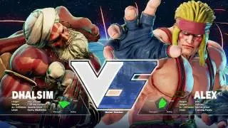 Street Fighter V / 5 Tournament: Jobber (Alex) vs WarMachine (Dhalsim) 11/29/16
