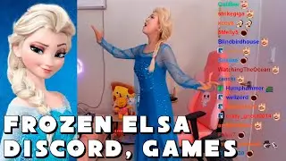 [May 3rd, '21] Frozen Elsa cosplay, react to Discord, HAchuMart game - PC stream