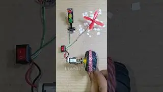 Powering 4-Wing Drone Propeller & Traffic LED With N20 Gear Motor Wheels #dcmotor #project #diy