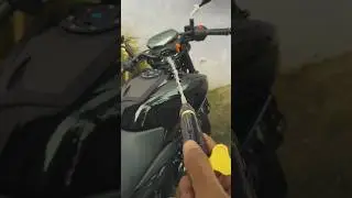 n160 wash clean 🫧🪥😊😊 #shortvideo #bike #youtubeshorts