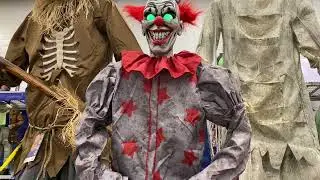 Animated Life-Size Clown with Toy Bear | Gemmy Halloween 2023